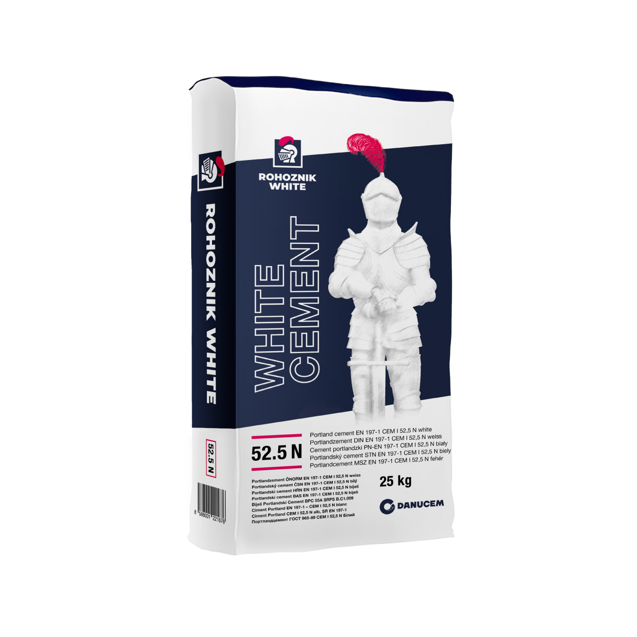 Портландцемент білий Danucem CEM I 52.5 N, 25 кг